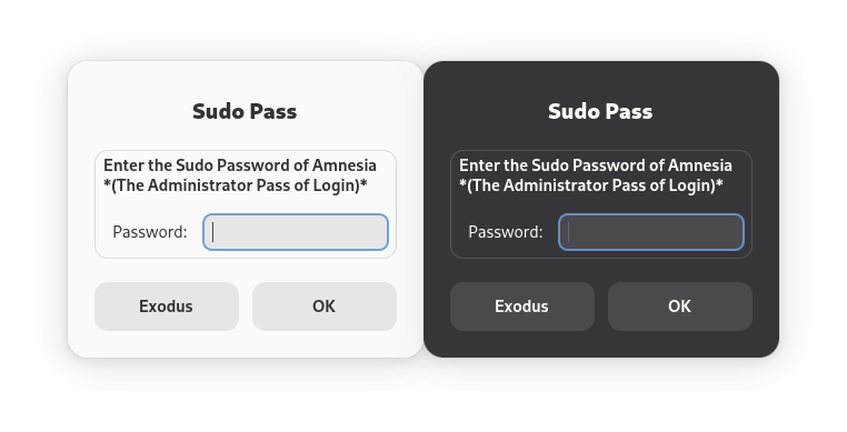 How it looks the login of NoTails.. Tails Menu on Tails OS